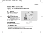 Samsung SC-D103 Camcorder User Manual