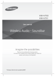 Samsung HW-H750/ZA Speaker System User Manual