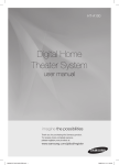 Samsung HT-A100 Home Theater System User Manual