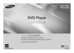 Samsung DVDC500XAA DVD Player User Manual