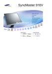 Samsung 916V Computer Monitor User Manual