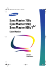 Samsung 720B Computer Monitor User Manual