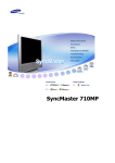 Samsung 710MP Computer Monitor User Manual