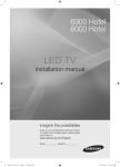 Samsung 6000 Flat Panel Television User Manual