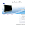 Samsung 400TXn Computer Monitor User Manual