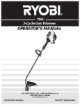 Ryobi 704r Trimmer User Manual
