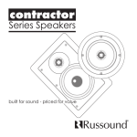 Russound Contractor Series Speaker User Manual