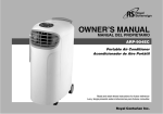 Royal Sovereign ARP-904EC Air Conditioner User Manual