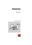 Rowenta DE 873 Iron User Manual