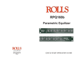 Rolls RDB104 Music Mixer User Manual