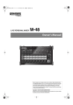 Roland M-48 DJ Equipment User Manual