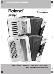 Roland FR-1b Electronic Keyboard User Manual