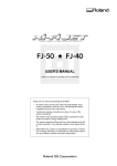 Roland FJ-40 Printer User Manual