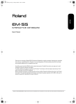 Roland EM-55 Musical Instrument User Manual