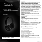 RocketFish RF-NCHP01 Headphones User Manual