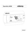 ritetemp 6030 Thermostat User Manual