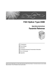 Ricoh 2000 Fax Machine User Manual
