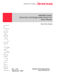 Renesas H8S Computer Monitor User Manual