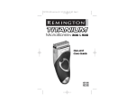 Remington 300 Electric Shaver User Manual