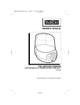 ReliOn RCM-832N Humidifier User Manual