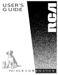 RCA TV/VCR COMBINATION TV VCR Combo User Manual