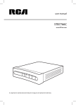 RCA STB7766C TV Converter Box User Manual