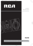 RCA RS2058 Marine GPS System User Manual