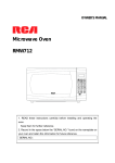 RCA RMW712 Microwave Oven User Manual