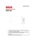 RCA RMW1480 Microwave Oven User Manual