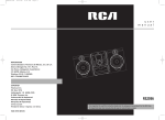 RCA RD2056A Stereo System User Manual