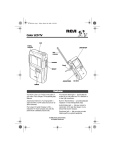 RCA Flat Panel Television Flat Panel Television User Manual