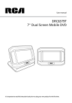 RCA DRC6379T Car Video System User Manual