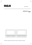 RCA 811-727191W030 Car Video System User Manual