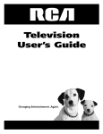 RCA 32v432T CRT Television User Manual