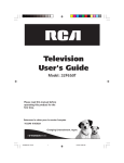 RCA 32F650T Satellite TV System User Manual