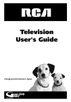 RCA 32F530T CRT Television User Manual