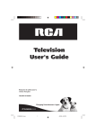 RCA 27R410T Flat Panel Television User Manual