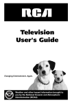 RCA 24F670T Flat Panel Television User Manual