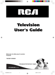 RCA 24F650T CRT Television User Manual
