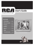 RCA 20F542T Flat Panel Television User Manual