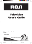 RCA 1616262A CRT Television User Manual