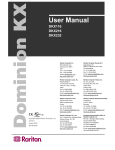 Raritan Computer DKSX440 Network Card User Manual