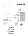 Rangemaster AM1000 Satellite Radio User Manual