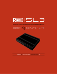 Rane SL3 Computer Drive User Manual