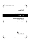 Radio Shack TAD-728 Cordless Telephone User Manual