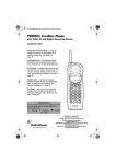 Radio Shack 43-3827 Cordless Telephone User Manual