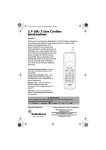 Radio Shack 43-3701 Cordless Telephone User Manual