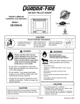 Quadra-Fire CB1200I-B Stove User Manual