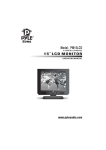 PYLE Audio PM15LCD Computer Monitor User Manual