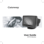 Proview VX755 Computer Monitor User Manual